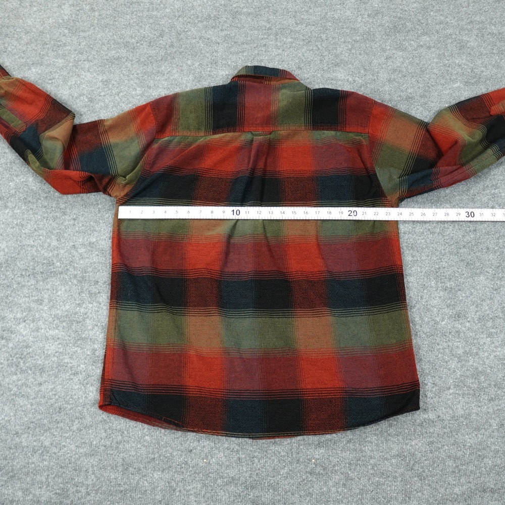 North River Shirt Mens Large Multicolor Plaid Button Flannel Long Sleeve Outdoor - Picture 6 of 8